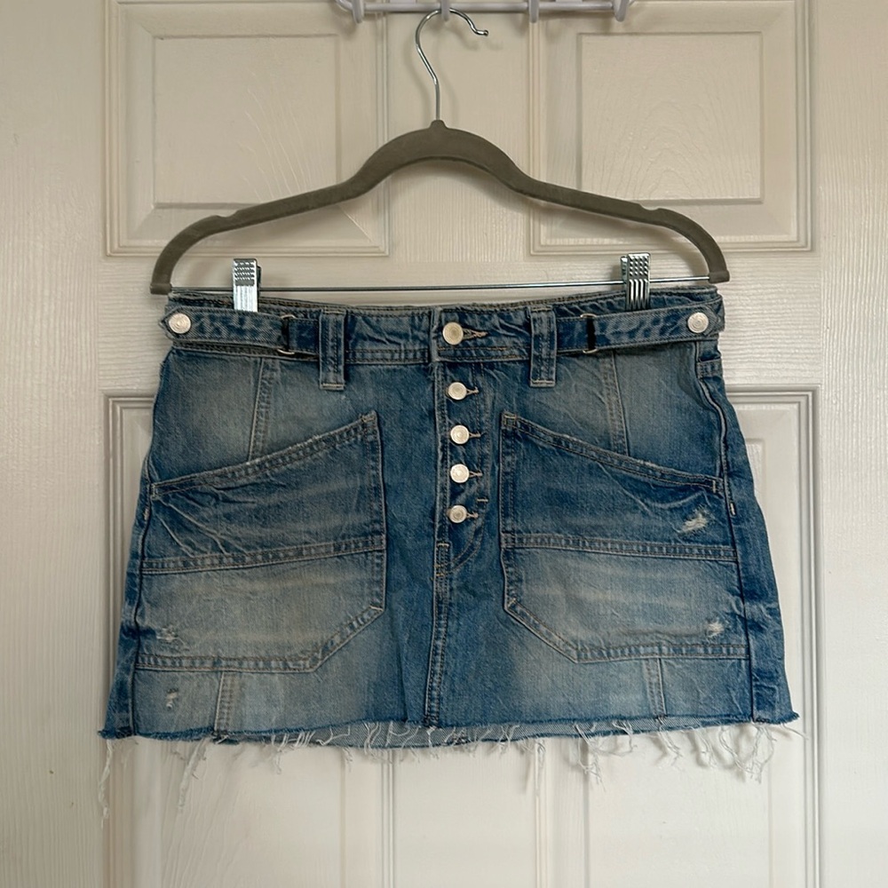 Free People Denim Skirt
